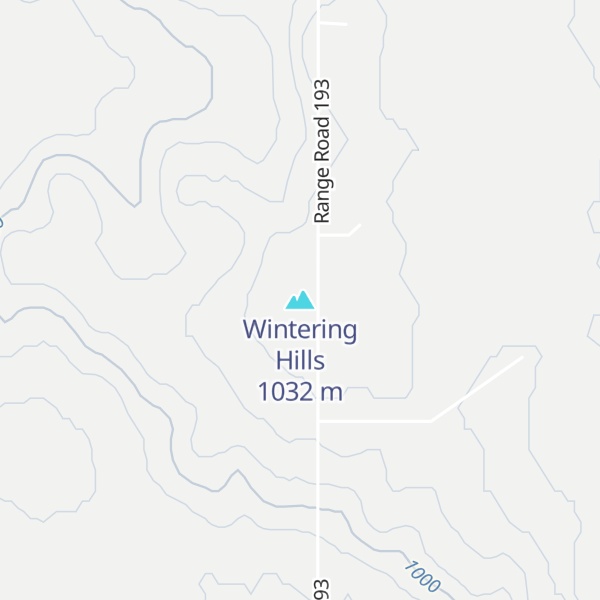 Map of Wintering Hills