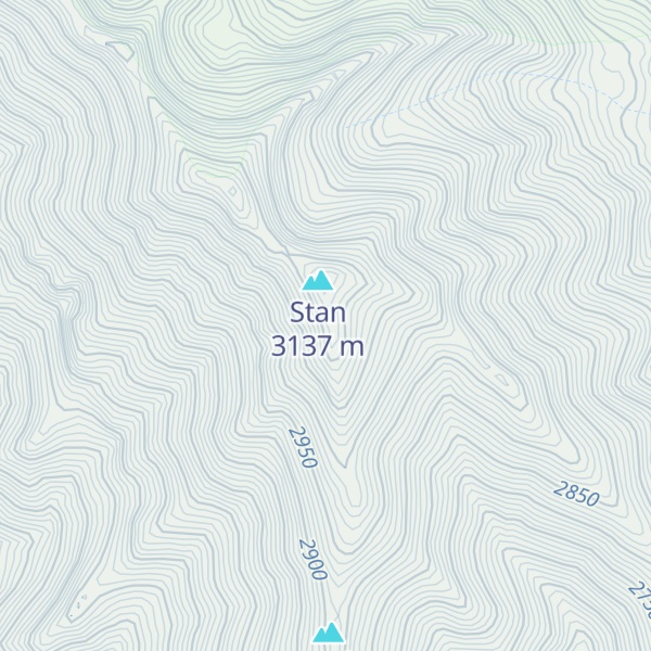 Map of Peak 9848