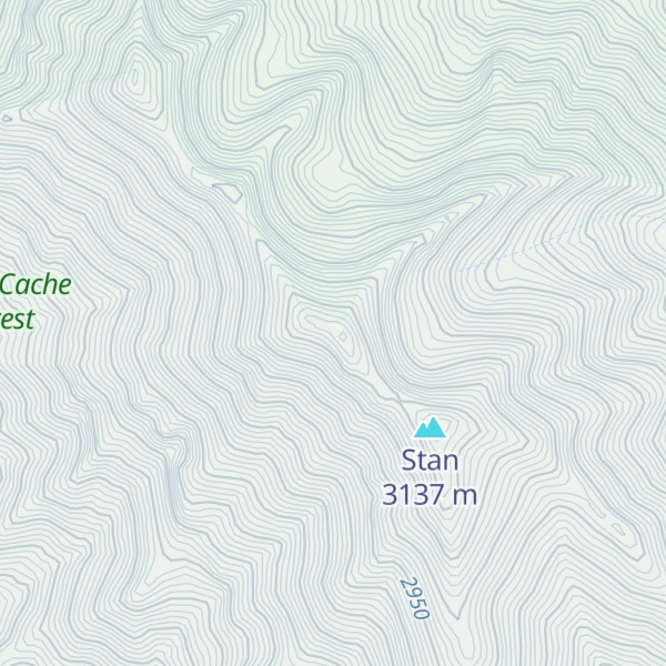 Map of Vickory Mountain