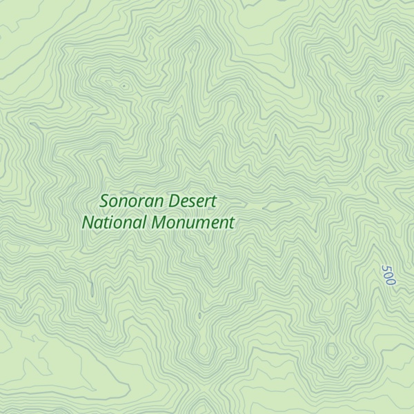 Map of Margies Peak