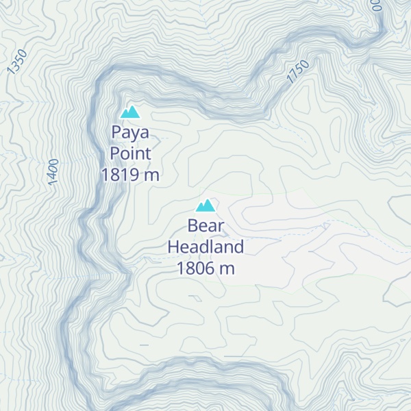Map of Bear Headland