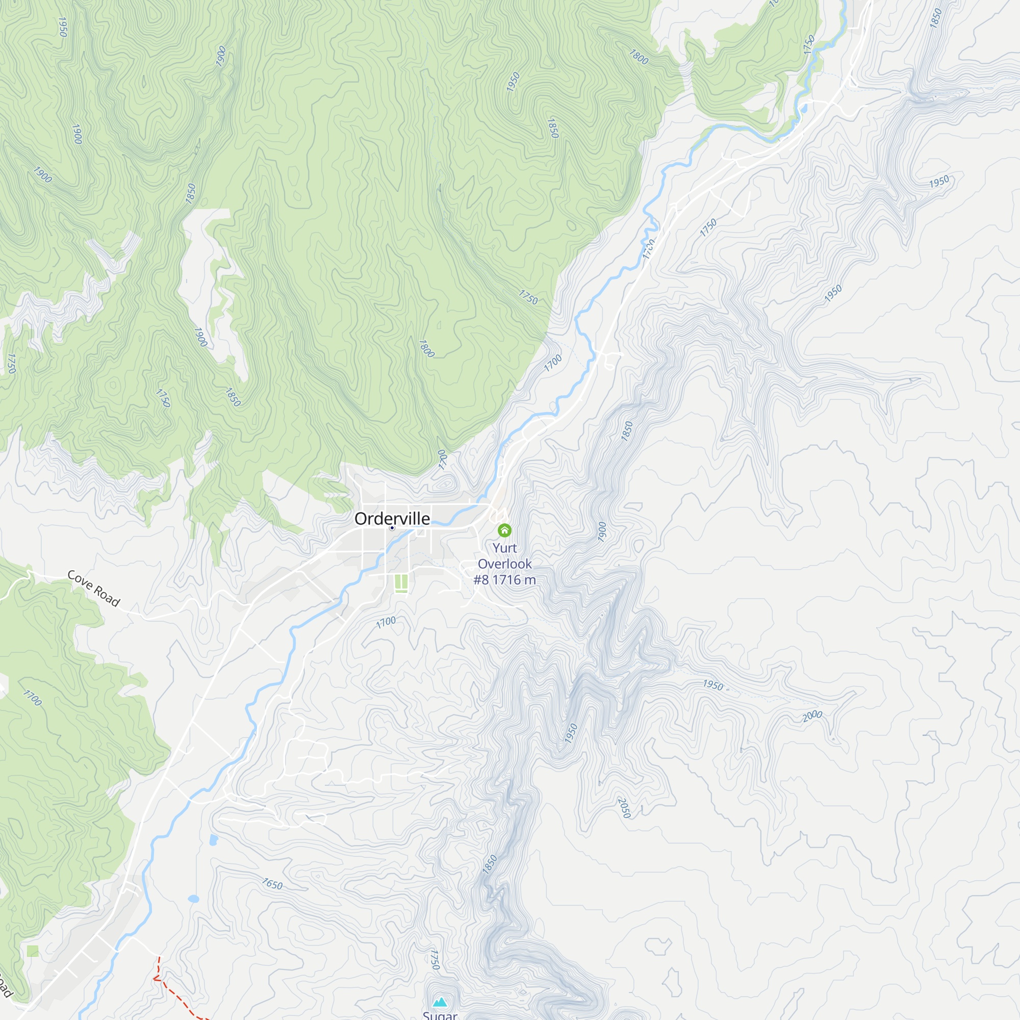 Yurt Overlook #1 map