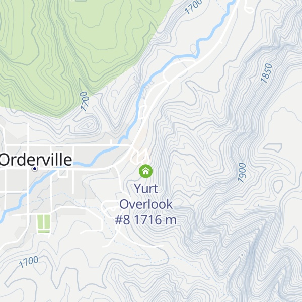 Map of Yurt Overlook #1