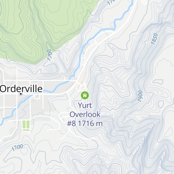 Map of Yurt Overlook #3