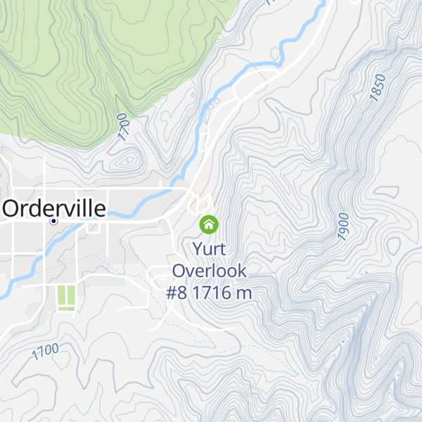 Map of Yurt Overlook #4