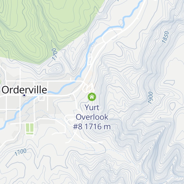 Map of Yurt Overlook #5