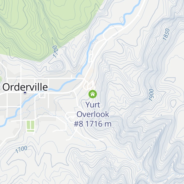 Map of Yurt Overlook #7