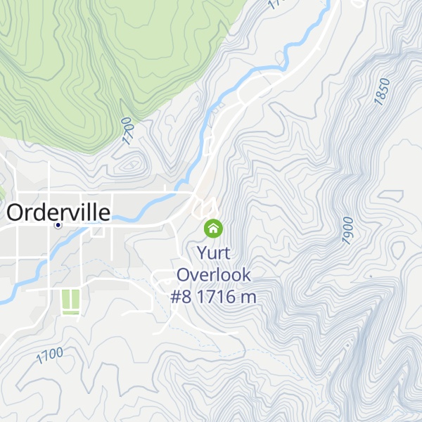 Map of Yurt Overlook #9