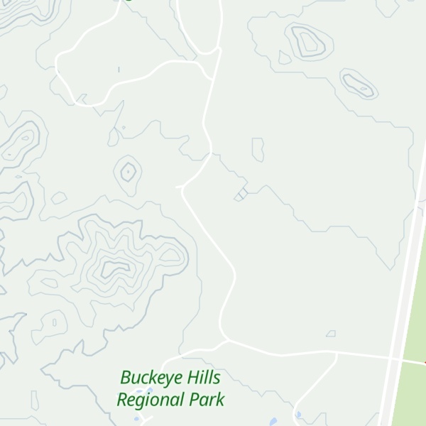 Map of Buckeye Hills