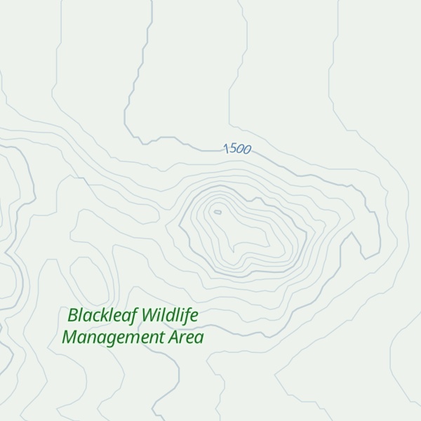 Map of Antelope Butte