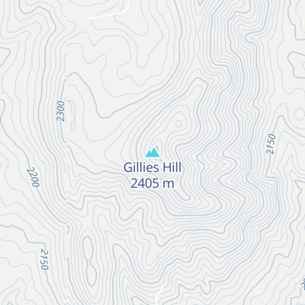 Map of Gillies Hill