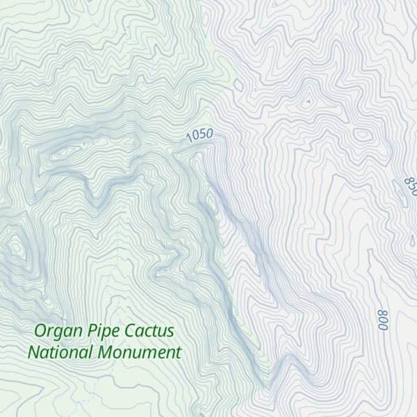 Map of Diaz Peak