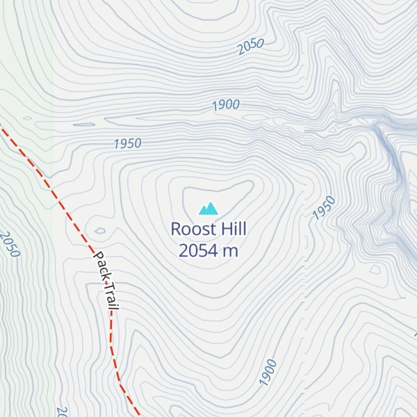 Map of Roost Hill