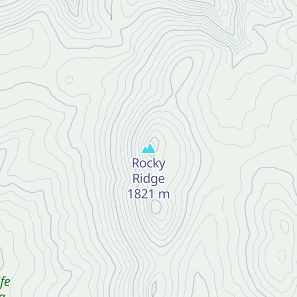 Map of Rocky Ridge