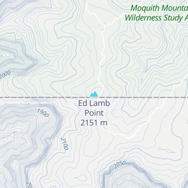Map of Ed Lamb Point