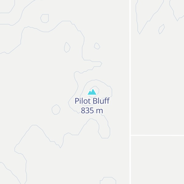 Map of Pilot Bluff