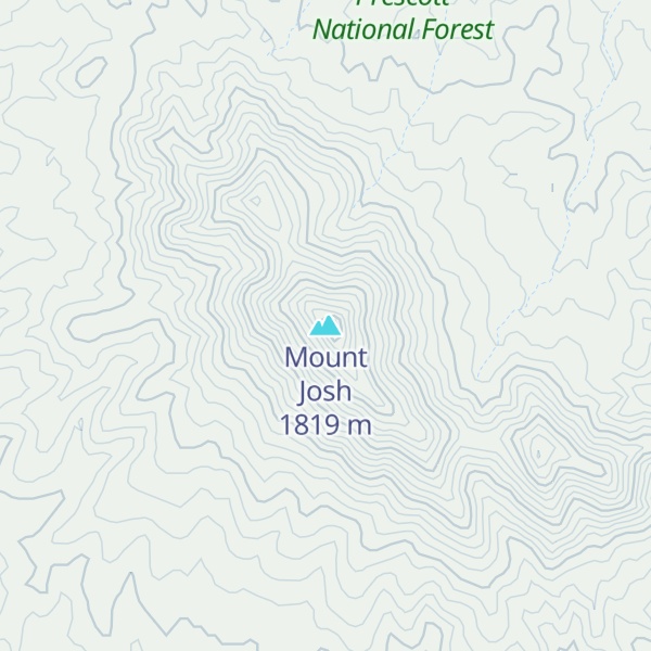 Map of Mount Josh