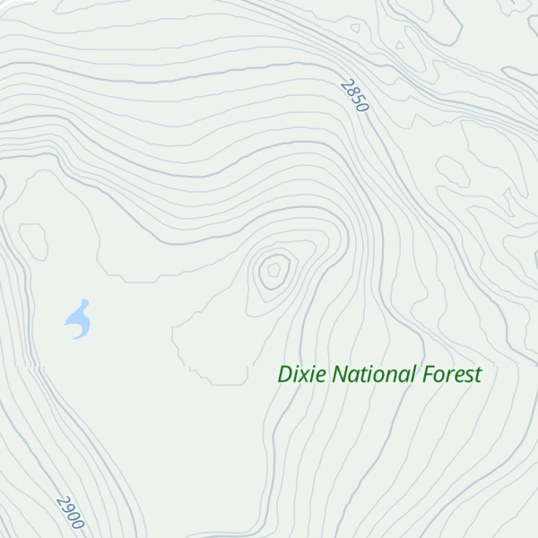 Map of Blue Spring Mountain