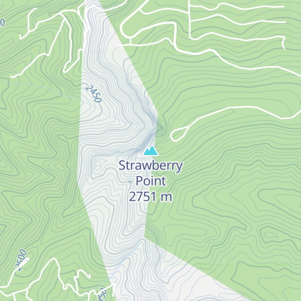 Map of Strawberry Point