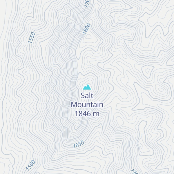 Map of Salt Mountain