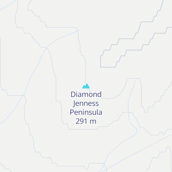 Map of Diamond Jenness Peninsula
