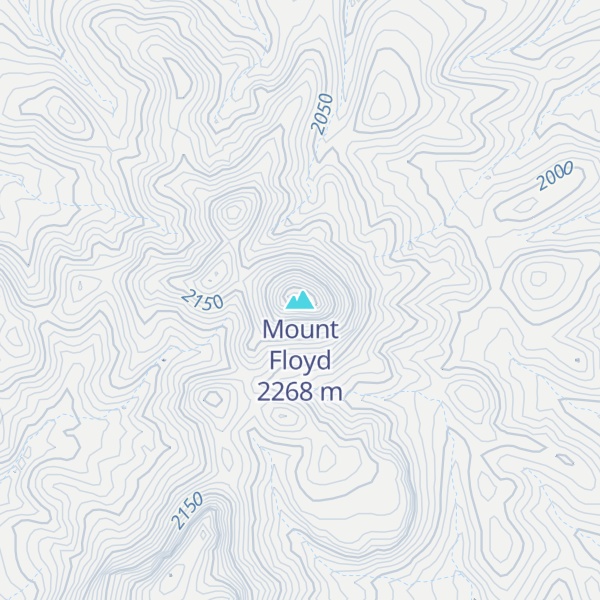 Map of Mount Floyd