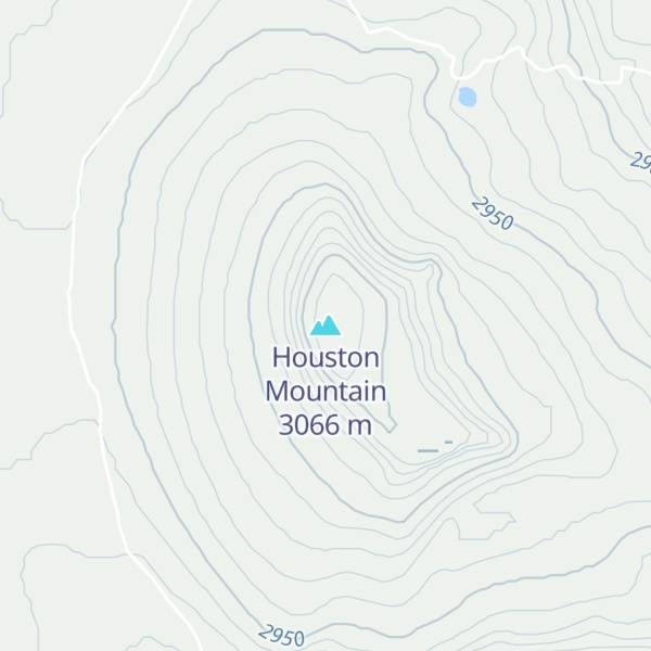 Map of Houston Mountain