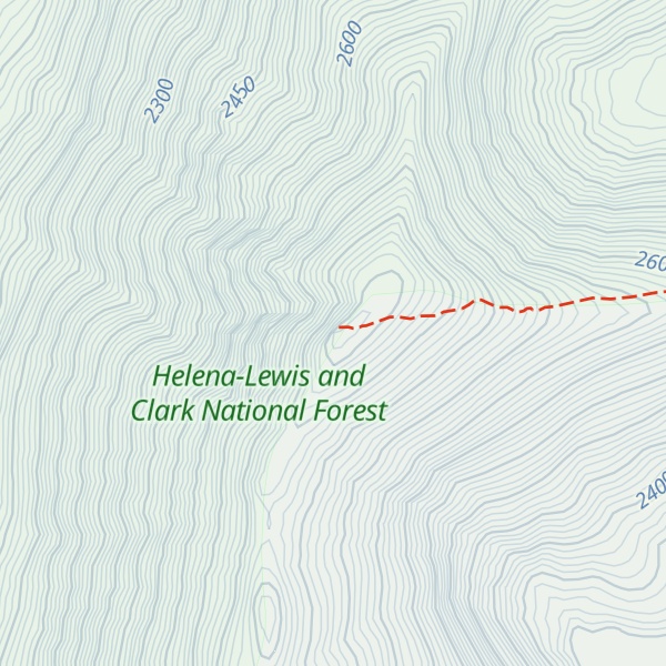 Map of Red Mountain