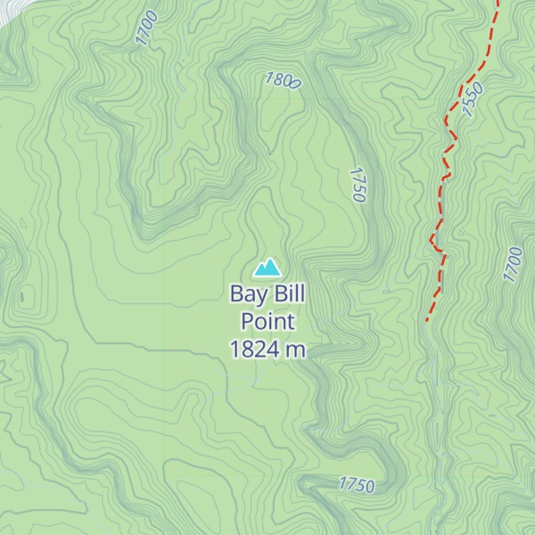Map of Bay Bill Point