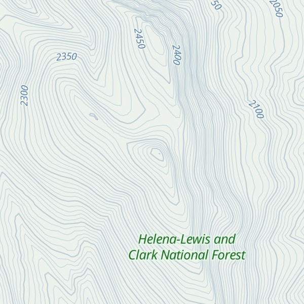 Map of Fairview Mountain