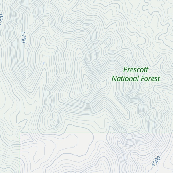 Map of Brushy Mountain