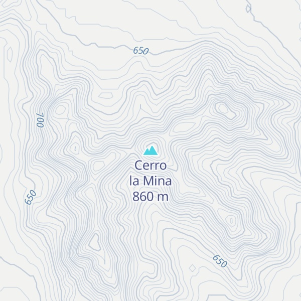 Map of Cerro la Mina