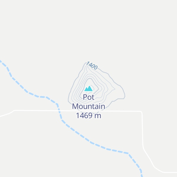Map of Pot Mountain