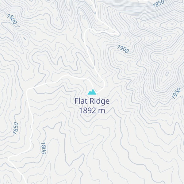 Map of Flat Ridge