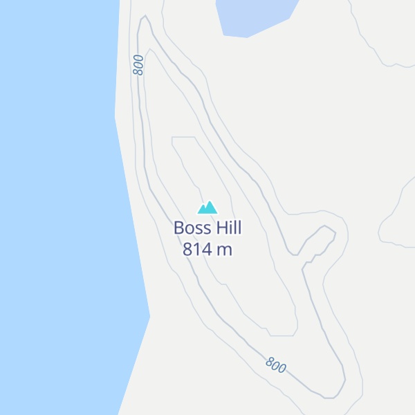 Map of Boss Hill
