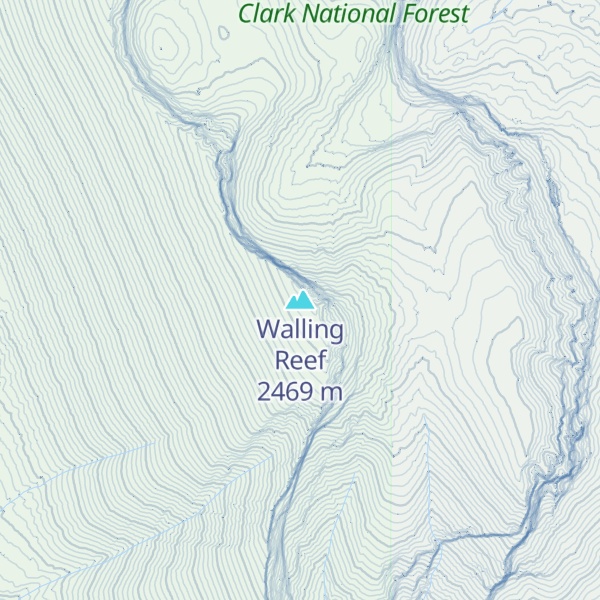 Map of Walling Reef