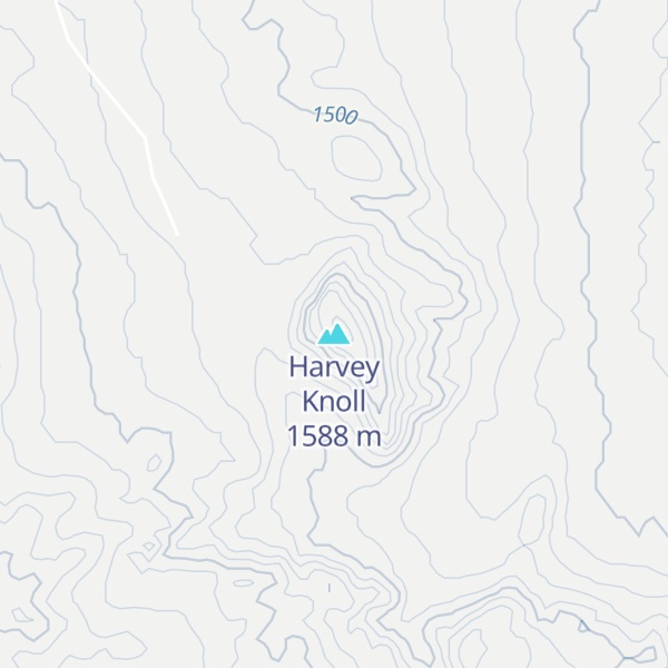 Map of Harvey Knoll