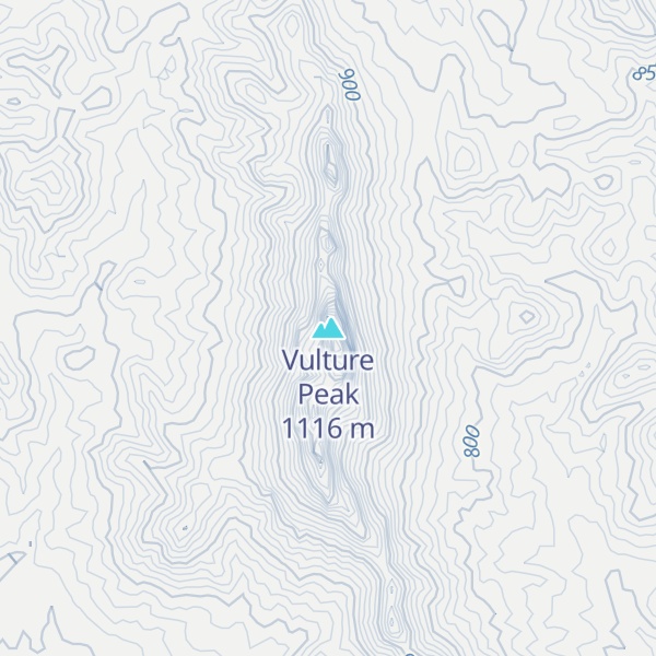 Map of Vulture Peak