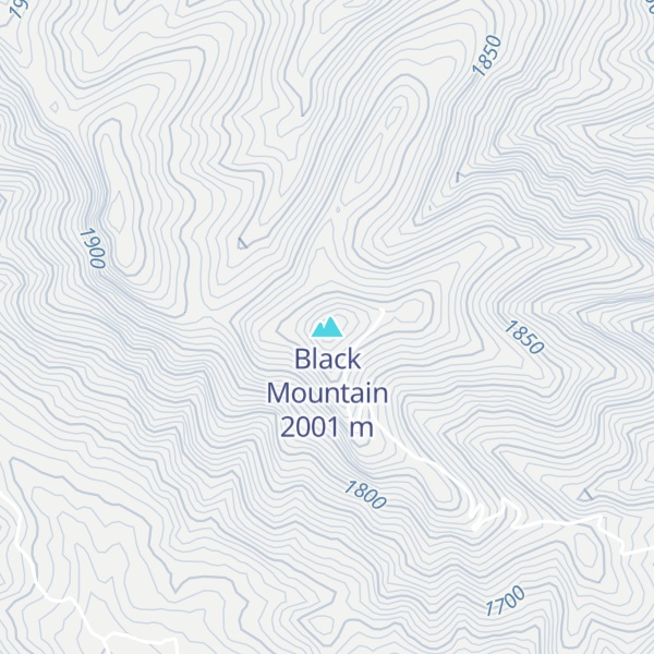 Map of Black Mountain