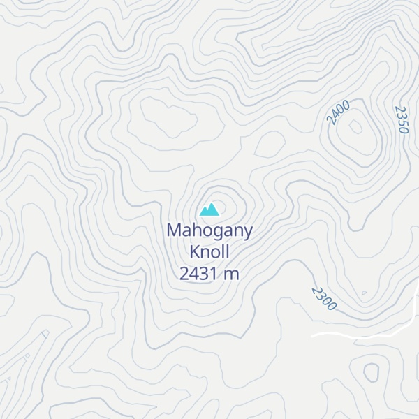 Map of Mahogany Knoll