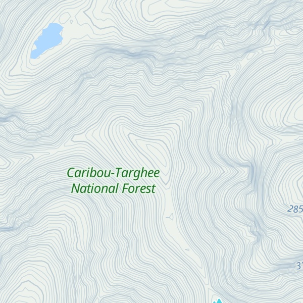 Map of Scott Peak