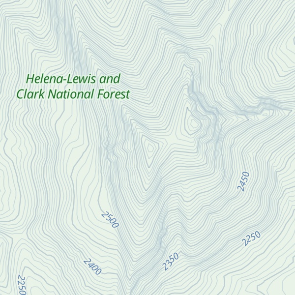 Map of Old Baldy