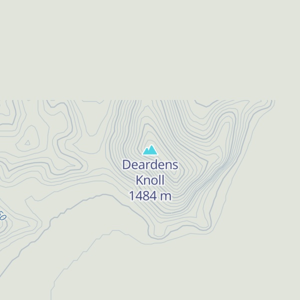 Map of Deardens Knoll