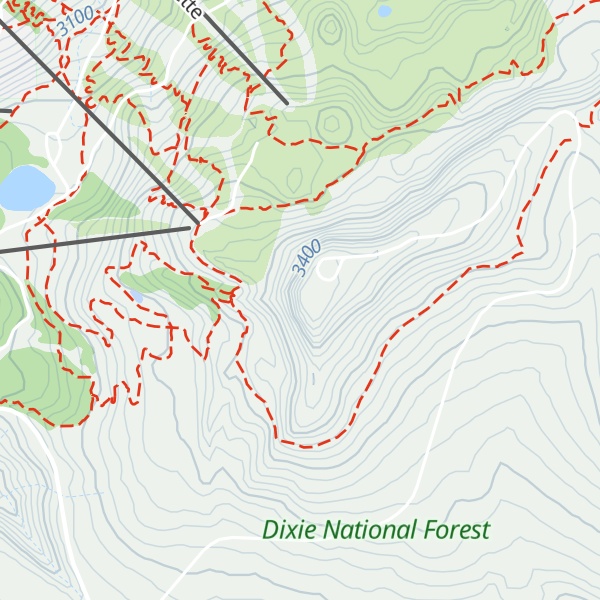 Map of Brian Head