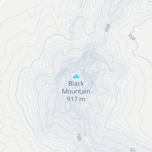 Map of Black Mountain