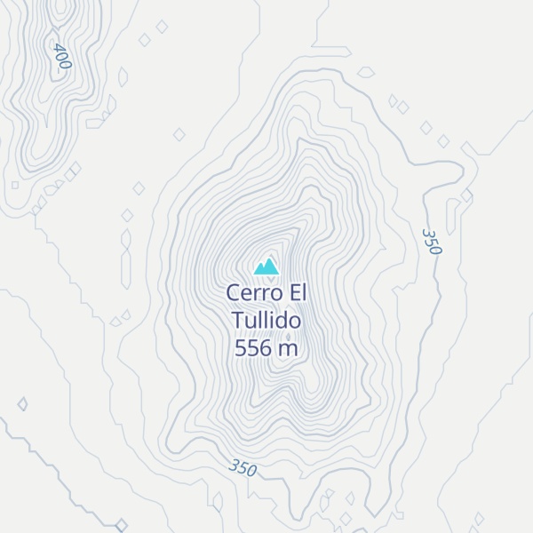 Map of Cerro El Tullido
