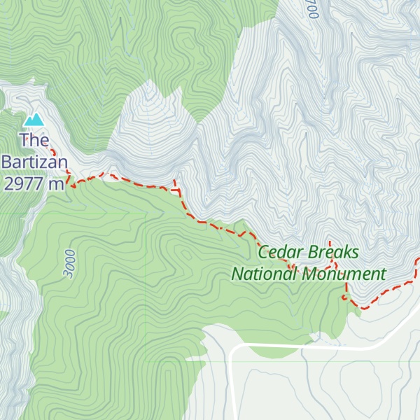 Map of Wasatch Rampart