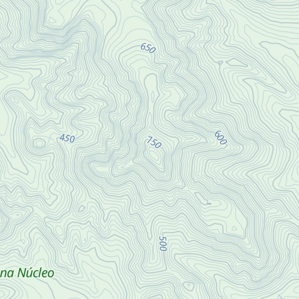 Map of Cerro La Travesía
