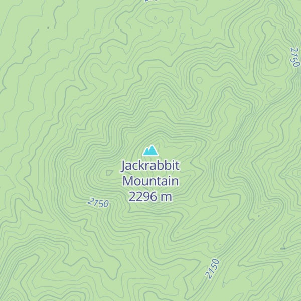 Map of Jackrabbit Mountain