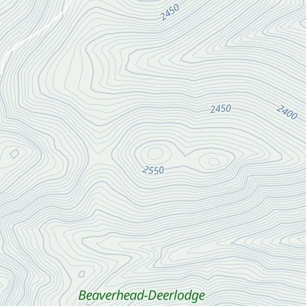 Map of Armstrong Mountain